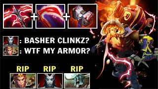 NEW IMBA META Basher + Desolator Level 3 Clinkz vs HARD MK Crazy DMG Melt Enemies is Seconds Dota 2