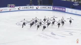 The Hydenettes Synchronized Skating music-swap to ONE HEADLIGHT by The Wallflowers.