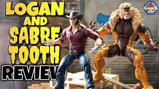 Marvel Legends Wolverine 50th anniversary LOGAN vs SABRETOOTH Action Figure Review