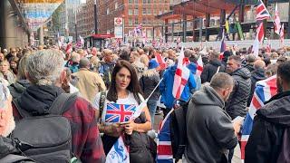 British patriots March Through London  Huge turnout, 26/10/2024 