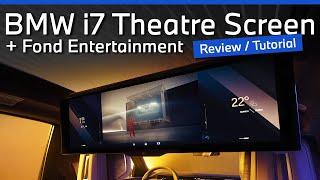 BMW 7er Fond Entertainment und Theatre Screen | Tutorial & Review