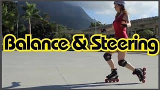 Improve balance, stability & steering on rollerblades & inline skates: Beginner skaters & all levels