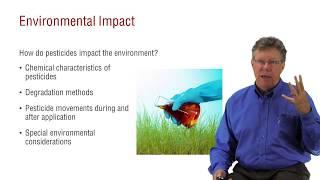 Online Pesticide Training - Pesticides in the Environment