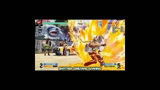 KOFXV️⭐Terry Bogard Mid Screen Shatter Combo Ver 2.32  #kof #gaming #kof15 #terrybogard #combo #sdg