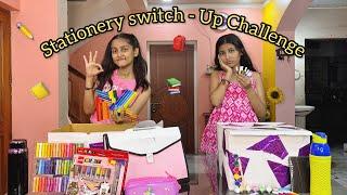 Stationery Switch - Up Challenge with My Sister Khushboo