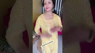 What I Ordered VS What I got/Amazon Cotton Leheriya Kurti #youtubeshorts #shortvideo #kurti