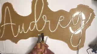 How I make Neon LED signs using a CNC and no glue | Tutorial | How To