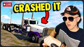  My New Job is Driving NASCAR Haulers - American Truck Simulator