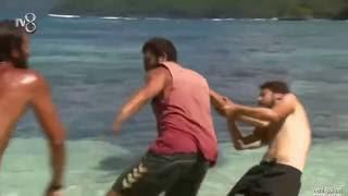 Semih ile Zafer Arasındaki Kavga Görüntüleri!   Survivor 2016   YouTube