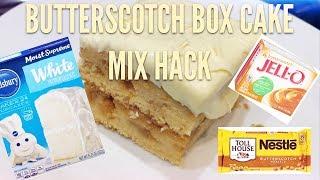 Butterscotch Box Cake  Mix Hack