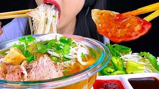 ASMR BEEF NOODLES *PHO 먹방 MUKBANG Eating Sounds (NO TALKING) ASMR Phan