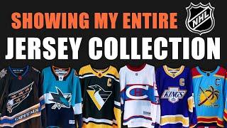 Showing My Entire NHL Hockey Jersey Collection!