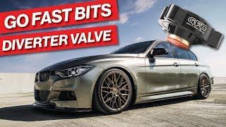 THE GO FAST BITS DIVERTER VALVE INSTALLED ON THE F30 BMW - REVIEW AND SOUNDS