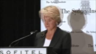 Julie Bishop at the Sydney Institute