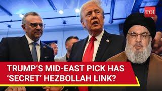 Trump’s Hezbollah Connect Stuns Netanyahu; Lebanese Massad Boulos Is New Middle-East Adviser