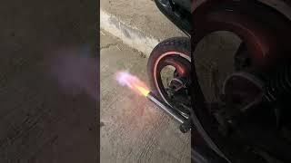 Splendor bike patake  exhaust change #punjabi #loud #subscribe