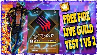 Free Fire Live Guild Test HHs Sahil #nonstopgaming #asifgamer #2bgamer #rai