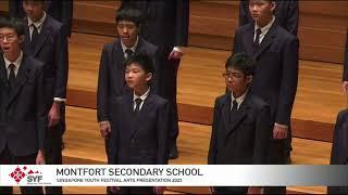 [SYF 2023] MONTFORT SECONDARY CHOIR - WEEP, O MINE EYES, ALLE, ALLELUIA