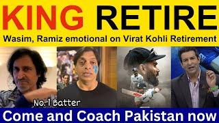 PAK Media Crying on Virat Kohli retirement from Test | Wasim Akram, Ramiz Speaks, Shoaib Akhtar