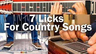 7 Licks to Play Over Most Country Songs | Pedal Steel Guitar Lesson