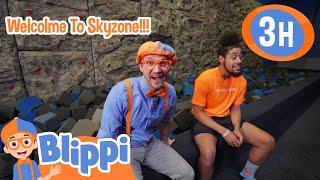 Hanging Out At Sky Zone | Blippi | Educational Videos for Kids | Moonbug Kids