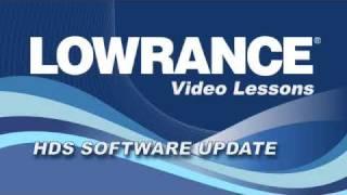 Lowrance Lessons - HDS Software Update