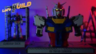 1/48 RX-78F00 GUNDAM  Bust Model GUNDAM FACTORY YOKOHAMA with LED light Unit | ASMR Build