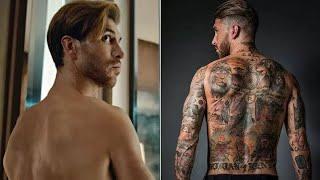 Sergio Ramos tattoo status video | Futballnetic |