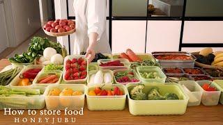 Organizing the refrigerator / How to keep vegetables and fruits fresh