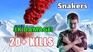 Snakers - 20+ KILLS (3K DAMAGE) - SQUADS - PUBG