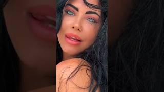 Natural beauty shines through a tender, dreamy gaze Blue  Eyes #foryou #model #beauty 