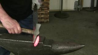 Forging the Bowie Knife Tip - J. Neilson