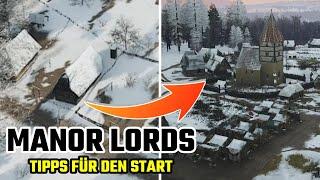 Manor Lords: TIPPS für einen ERFOLGREICHEN Start