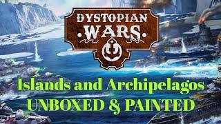 Dystopian Wars Islands and archipelagos set - Unboxed & Painted @WarcradleStudios