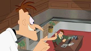 Doofenshmirtz Beats Roger To It  - Finally looks down on his brother -  Phineas and Ferb