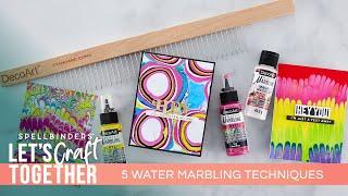 5 Water Marbling Techniques | DecoArt