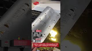 Father’s Day with a Personalized Gift | Fast Laser Cutting for HTV Designs#fathersday #lasercutting