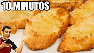 TORRIJAS SIN ACEITE y SIN HORNO, LISTAS en 10 MINUTOS | Receta FÁCIL y DELICIOSA