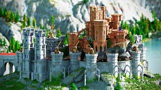 Massive Minecraft Castle | A Minecraft Castle Timelapse [2k/60fps]