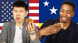 Tasty Producers Swap Their Favorite Snacks • Alvin & Chris • Tasty