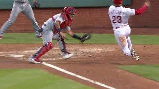 STL@PHI: Pham throws out Altherr at the plate