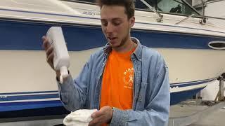 FIBERGLASS BOAT POLISHING (3M MARINE CLEANER AND WAX)