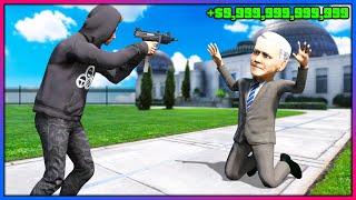 What happens if you rob a *NEW* President in GTA 5?! (GTA 5 Mods Gameplay)