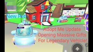 Adopt Me Update Opening Gifts & Chests! Getting Dolphin Cruiser, Legendary Pet Wear & Hippogriff Pet