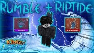 RUMBLE + RIPTIDE BECAUSE KING LEGACY IS SO BACK