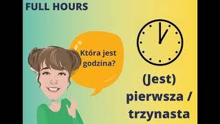 #Polish Lesson 15 Telling the time