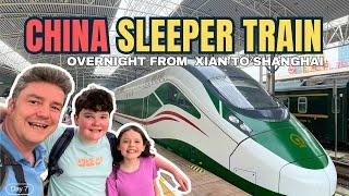 CHINA HIGH SPEED SLEEPER TRAIN in a PRIVATE ROOM from Xi'an to Shanghai