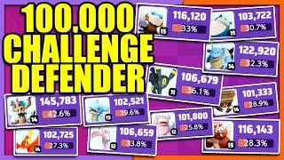 Doing 100,000+ Damage with every DEFENDER CHALLENGE | Pokemon Unite