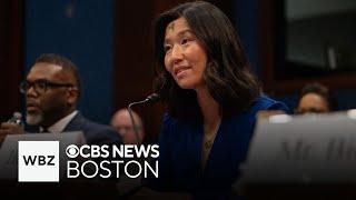 Boston Mayor Michelle Wu testifies on Capitol Hill regarding city's immigration policies