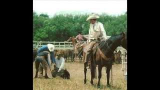 Ranch working cattle, horses ranch life.